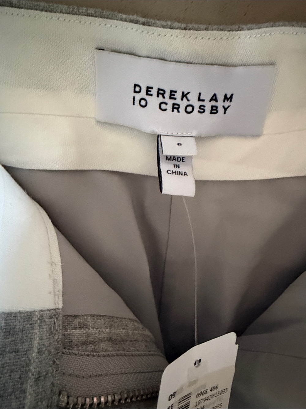10 Crosby Derek Lam Beige/Taupe Women’s Trousers - Picture 3 of 6